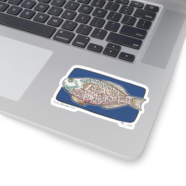 Not a Rainbow Fish Kisscut Sticker by Lindsay Cordero Art - Image 23