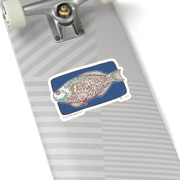 Not a Rainbow Fish Kisscut Sticker by Lindsay Cordero Art - Image 11